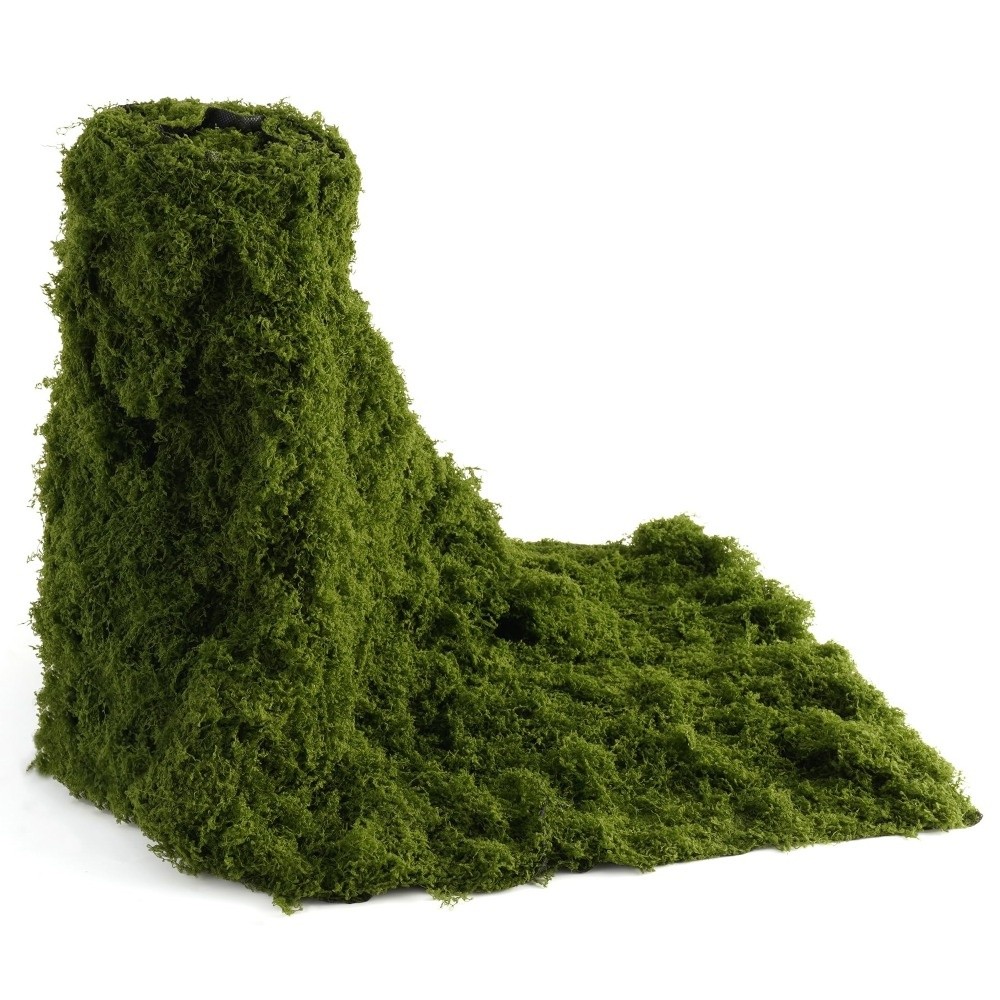 Preserved Moss Sheet - Tappeto in Erba Sintetica Fai-da-Te, Resistente,