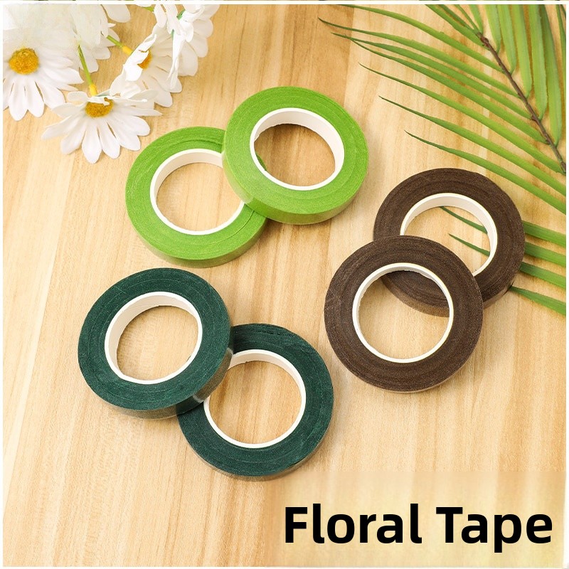 Floral Tape Green - Nastro Adesivo Floreale Fatto a Mano