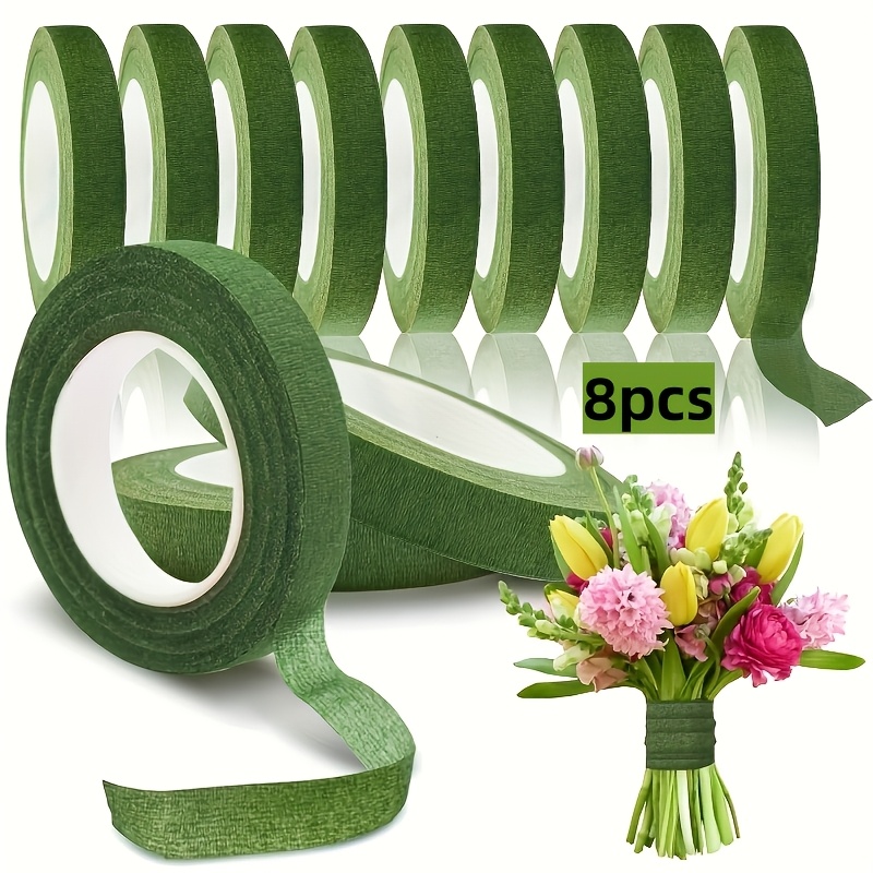Floral Tape Green - 1. Nastro floreale autoadesivo verde da