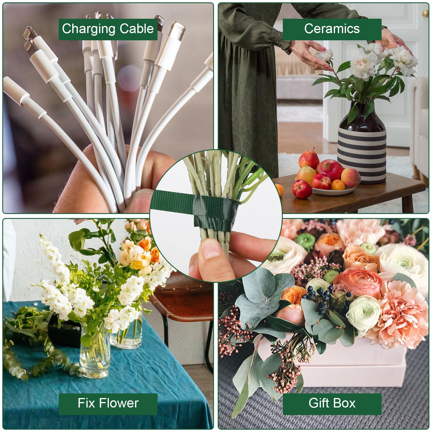 Nastro floreale trasparente im - Floral Tape Green recensione e prezzo