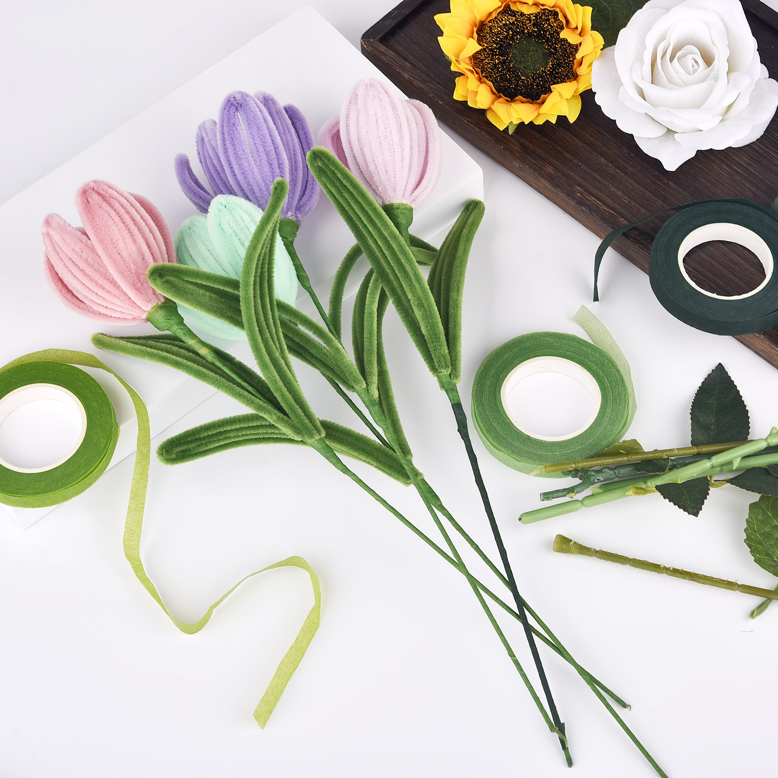 30 metri Nastro stelo floreale - Floral Tape Green recensione e prezzo