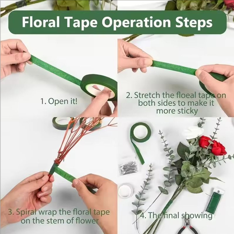 Nastro Floreale da 30 Iarde 12 - Floral Tape Green recensione e prezzo