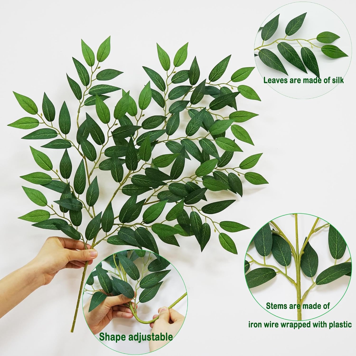 130 pezzi di steli di rusco it - Ruscus Stem Faux recensione e prezzo